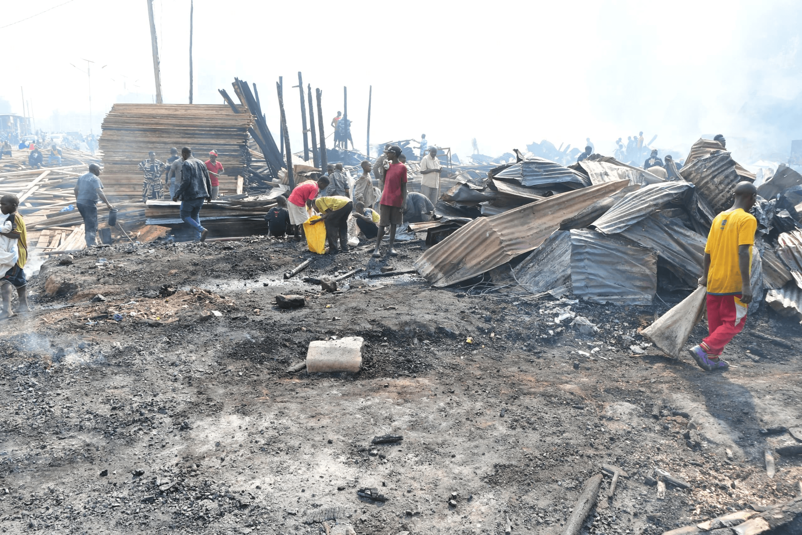 Hon. Barugahara Balaam Pledges Support to Victims of Devastating Mbarara Timber Market Fire