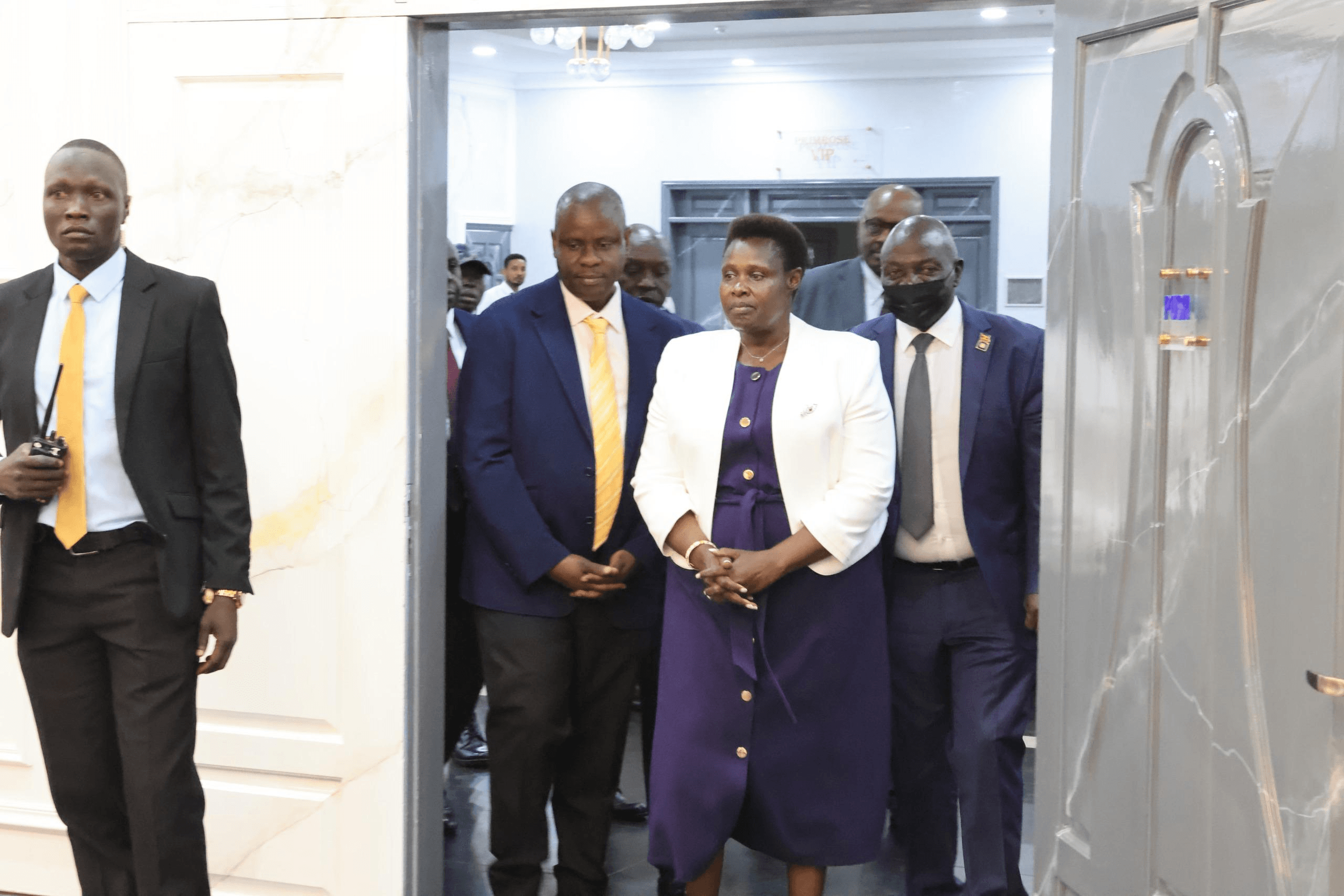 Vice President Arrives for Ministry of Local Government Anti-Corruption Meeting